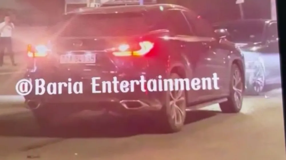 Bà Rịa xác minh thông tin clip xe ô tô tiến tới húc đầu ô tô khác