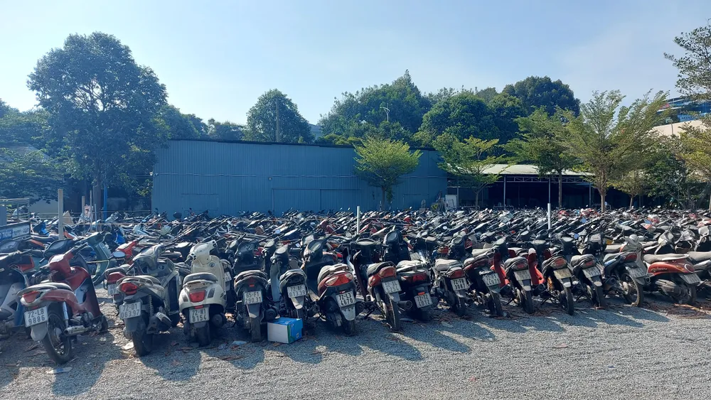 Công an Vũng Tàu tìm chủ sở hữu 889 xe mô tô, 7 ô tô