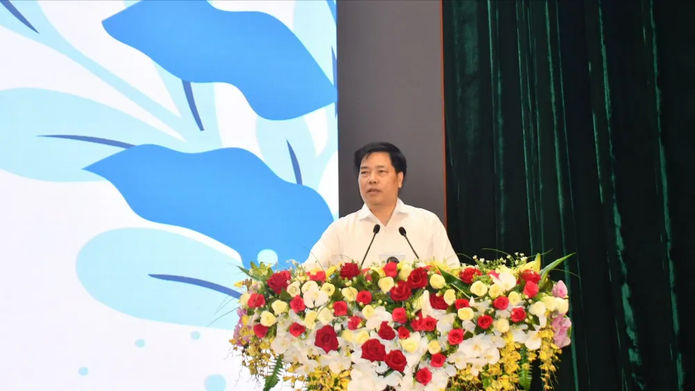Ông Phạm Minh Hùng, Vụ trưởng Vụ cải cách hành chính, Bộ Nội vụ phân tích kết quả các chỉ số cải cách hành chính của tỉnh Bà Rịa- Vũng Tàu năm 2023 Ong-Pham-Minh-Hung.jpg