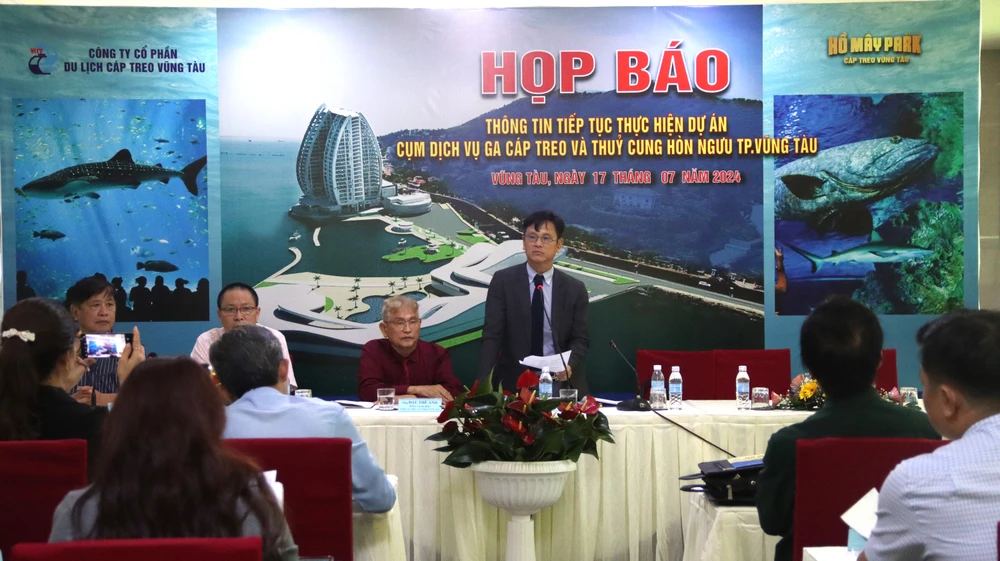 Tiếp tục làm dự án Thủy cung ở Bãi Trước Vũng Tàu từ tháng 9-2024