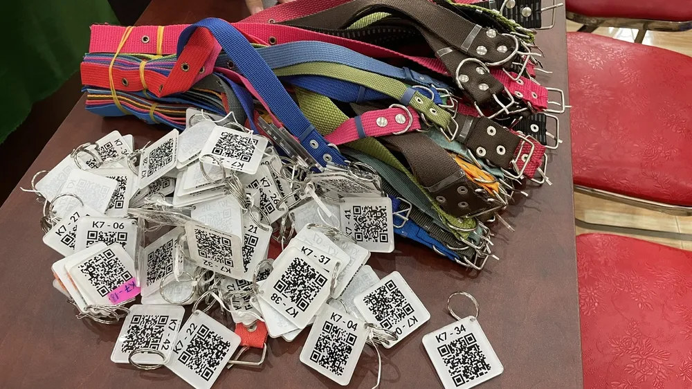Thẻ đeo có mã QR trên cổ chó giúp huyện Côn Đảo nắm thông tin chủ vật nuôi để xử lý nếu có vi phạm Quan-ly-cho.jpg