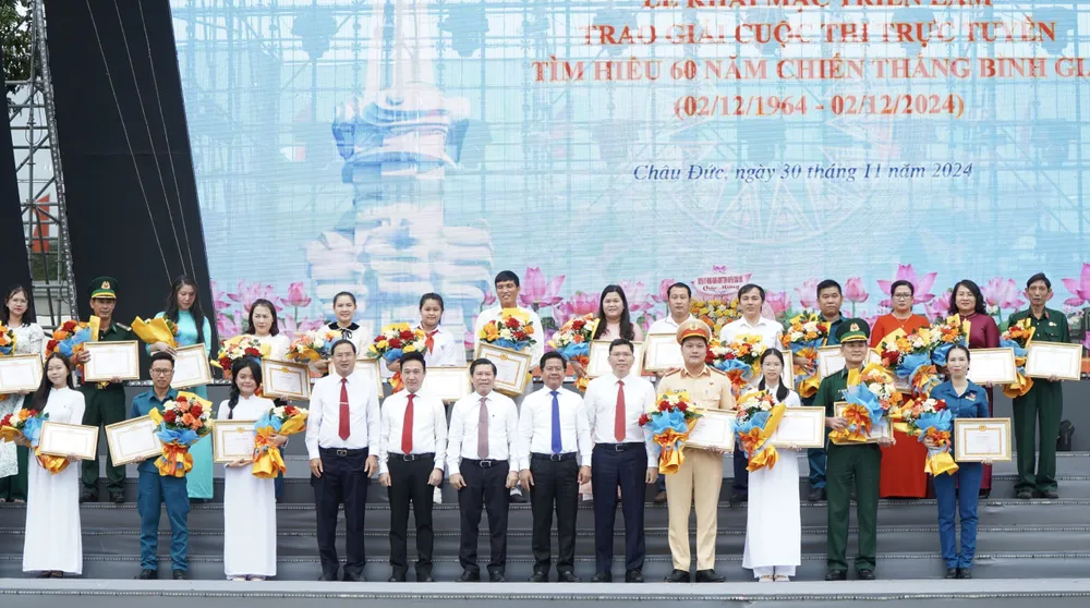 Bà Rịa - Vũng Tàu trao giải cuộc thi, tổ chức triển lãm nhân kỷ niệm 60 năm Chiến thắng Bình Giã