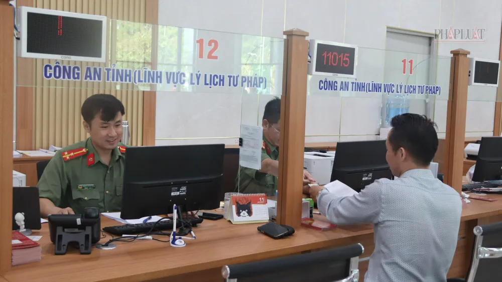 Công an tỉnh Bà Rịa – Vũng Tàu tiếp nhận khoảng 100 hồ sơ/ngày cấp Phiếu lý lịch tư pháp