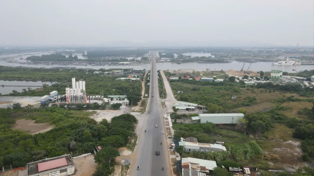 Cầu Gò Găng hiện hữu trên đường Trường Sa nối từ Quốc lộ 51 vào xã Long Sơn. Ảnh: KN Bà Rịa - Vũng Tàu bố trí vốn làm thêm 2 cầu, đường cao tốc mới