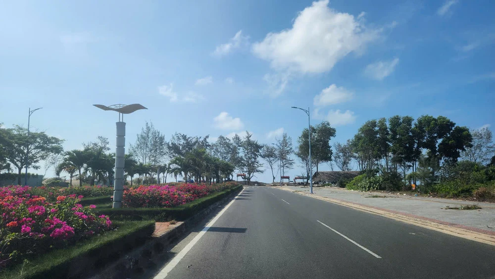 Khu vực cuối đường Hàng Điều (phường 11, TP Vũng Tàu) giáp biển - phía bên tay phải nằm trong quy hoạch khu đô thị đường 3 Tháng 2. Ảnh: TK Khu-do-thi-duong-3-thang-2-h3.jpg