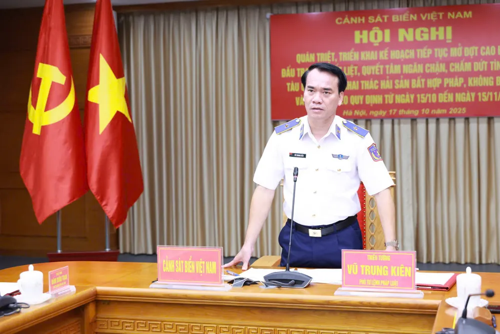 Cảnh sát biển Việt Nam mở cao điểm đấu tranh, ngăn chặn tàu cá vi phạm khai thác IUU