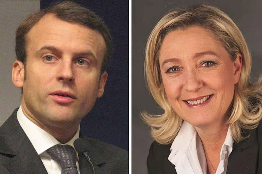 Ông Macron và bà Le Pen. Ảnh: THEGEOPOLITICS