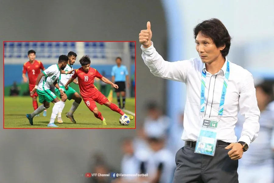 HLV Gong Oh-kyun hài lòng và tin vào tương lai của lứa cầu thủ U-23 dù họ dừng chân ở tứ kết. Ảnh: ANH THỎA - VFF HLV Gong Oh-kyun hài lòng và tin vào tương lai của lứa cầu thủ U-23 dù họ dừng chân ở tứ kết. Ảnh: ANH THỎA - VFF
