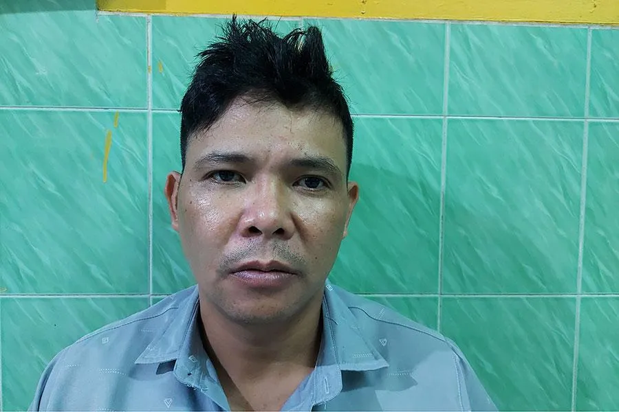 Bị cáo Hiệp bị suy não sau chấn thương kèm biến đổi nhân cách; lo âu, trầm cảm do bị đánh với tỉ lệ thương tích 25%. Ảnh: MINH CHUNG