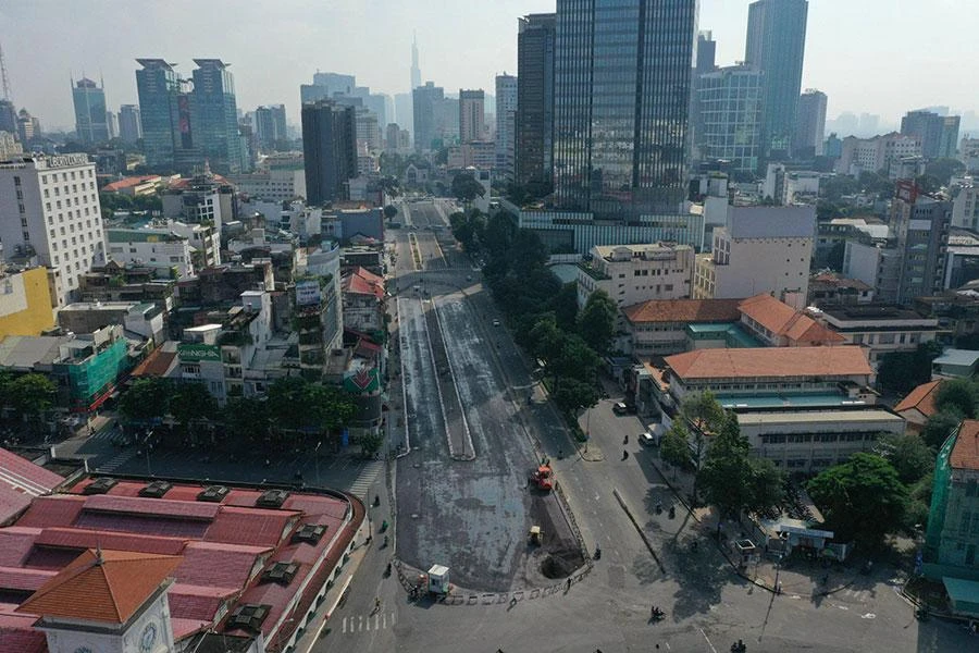 Đường Lê Lợi, quận 1 có vị trí rất đẹp tại trung tâm TP.HCM. Ảnh: ĐT