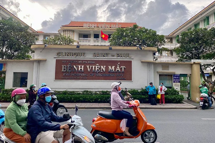 Bệnh viện Mắt TP.HCM. Ảnh: HOÀNG GIANG Bệnh viện Mắt TP.HCM. Ảnh: HOÀNG GIANG