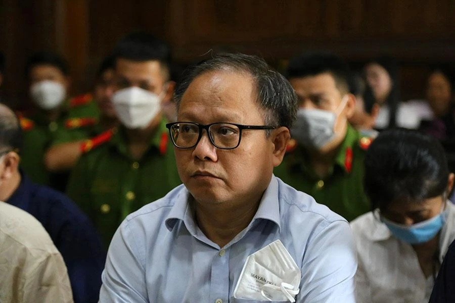 Bị cáo Tất Thành Cang tại tòa. Ảnh: HOÀNG GIANG