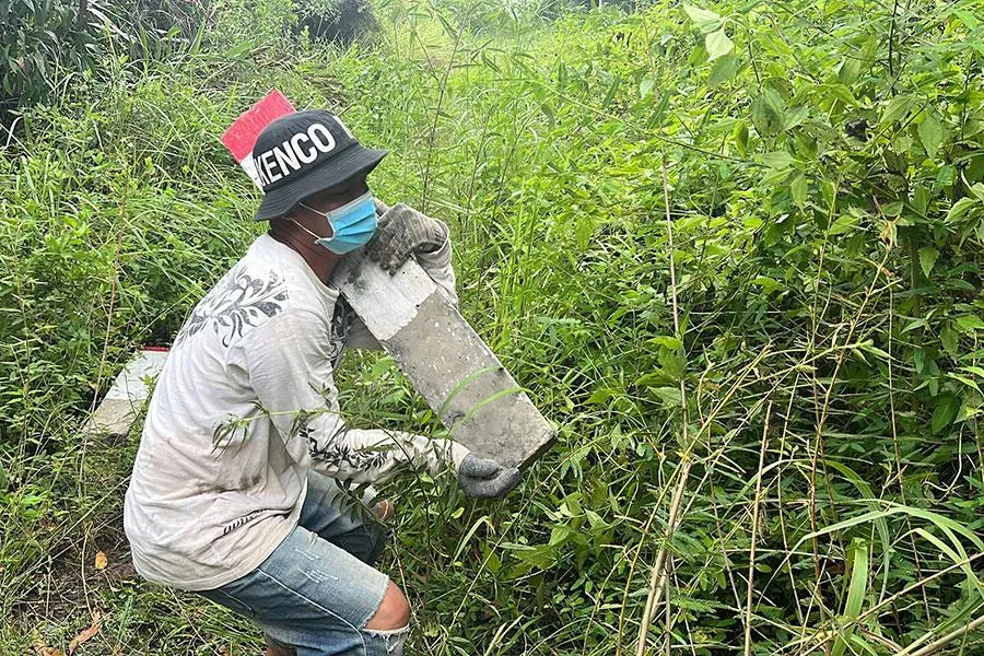 Hiện nay công tác cắm mốc xác định ranh giải phóng mặt bằng dự án đường vành đai 3 TP.HCM đã được hoàn tất. Ảnh: ĐÀO TRANG