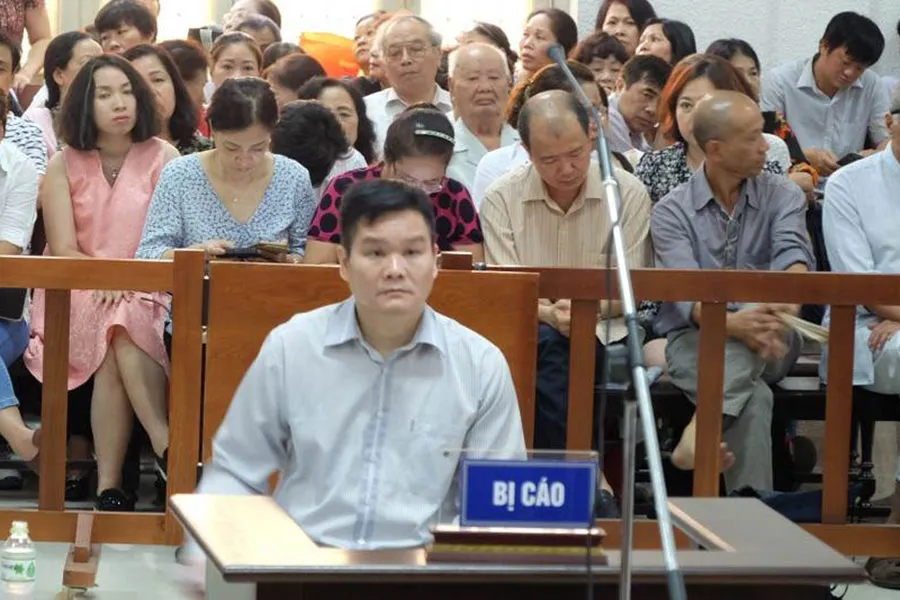 Bị cáo Hải tại phiên tòa trước đó. Ảnh: CTV