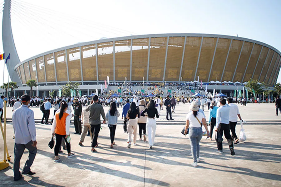 Tổ hợp thể thao Morodok Techo sẽ là điểm đến của người dân Campuchia và Đông Nam Á. Ảnh: KHMER TIMES