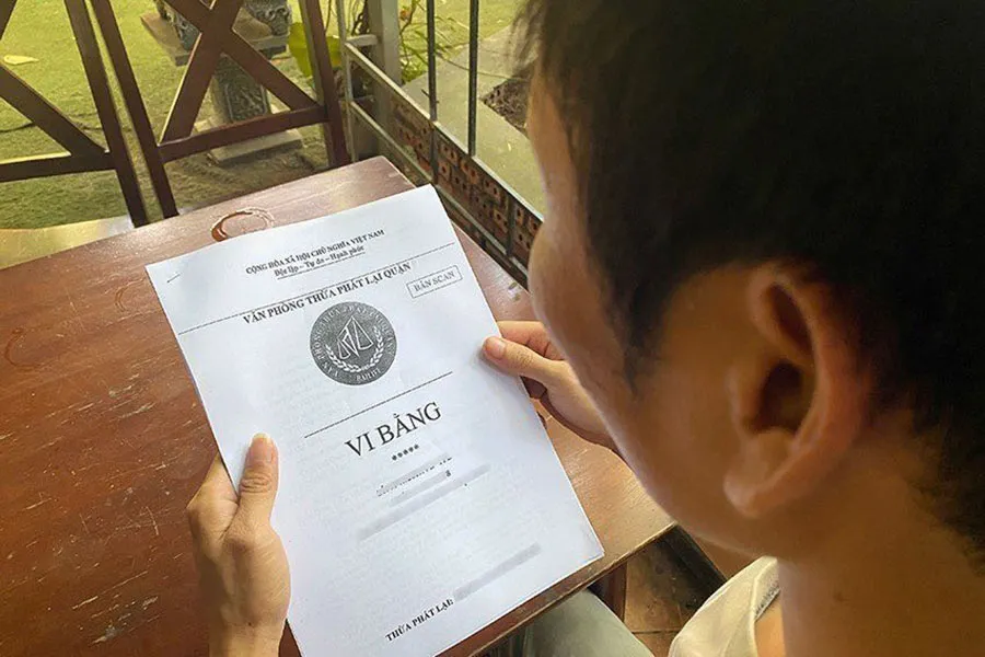 Vi bằng không có giá trị pháp lý trong giao dịch nhà đất. Vi bằng không có giá trị thay thế văn bản công chứng. Ảnh: HỮU ĐĂNG