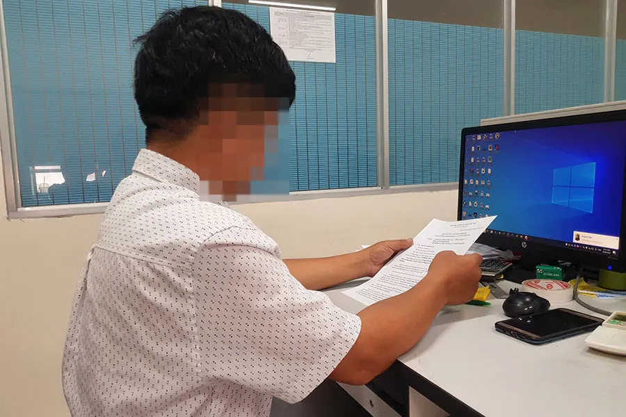 Anh PTS mất số tiền khá lớn khi tin tưởng lời mời vay vốn trên mạng xã hội. Ảnh: NVCC Anh PTS mất số tiền khá lớn khi tin tưởng lời mời vay vốn trên mạng xã hội. Ảnh: NVCC