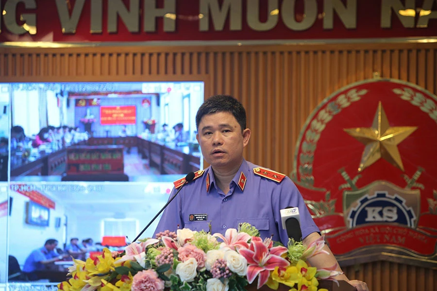 Viện trưởng VKSND TP.HCM Nguyễn Đức Thái. Ảnh: THÀNH CHUNG