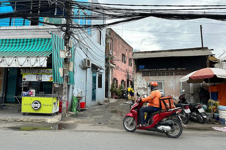 Số 24 đường 36, phường Linh Đông, TP Thủ Đức thực tế là một con hẻm và không có nhà cho thuê. Ảnh: NY
