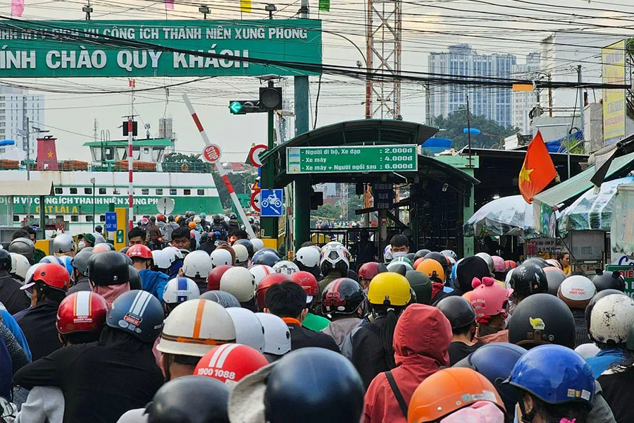 Bến Bình Khánh và Cát Lái quá tải do thiếu phà ảnh 1 P8_hinhbai.jpg