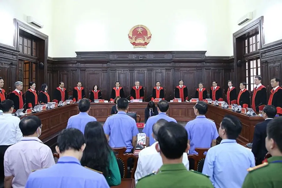 Một phiên xử giám đốc thẩm của Hội đồng Thẩm phán TAND Tối cao. Ảnh: TTXVN Một-phiên-xử-giám-đốc-thẩm-của-HĐTP-TAND-Tối-cao.-Ảnh-TTXVN.jpg