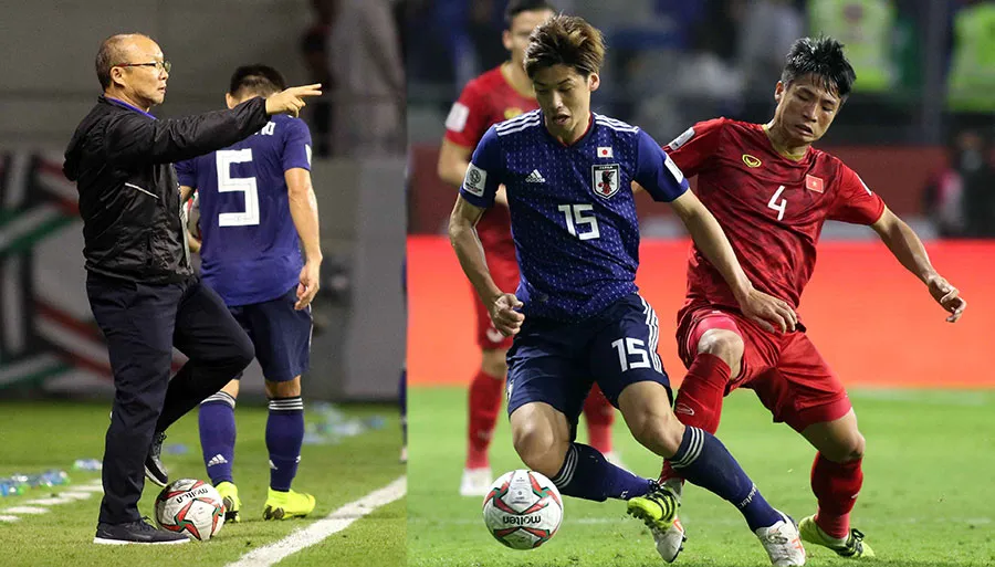 Vòng chung kết Asian Cup 2019 do HLV Park Hang-seo dẫn dắt, đội Việt Nam bị loại ở tứ kết trước Nhật Bản với bàn thua duy nhất từ chấm 11 m. Ảnh: ANH HỮU So sánh đối thủ của đội tuyển Việt Nam tại Asian Cup 2019 và 2023