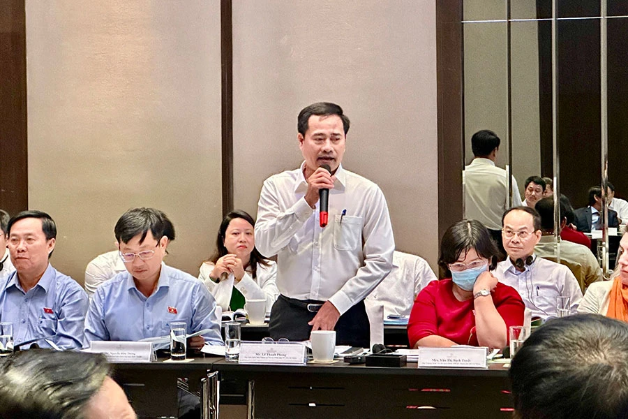 Chánh án TAND TP.HCM Lê Thanh Phong cho rằng việc ban hành Luật Tư pháp người chưa thành niên là cần thiết. Ảnh: NGUYỄN QUÝ người chưa thành niên phạm tội