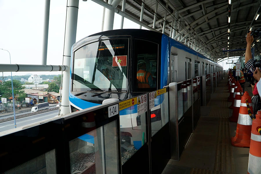 Metro số 1 sẽ là tuyến metro đầu tiên ở TP.HCM, dự kiến được đưa vào vận hành, khai thác trong năm 2024