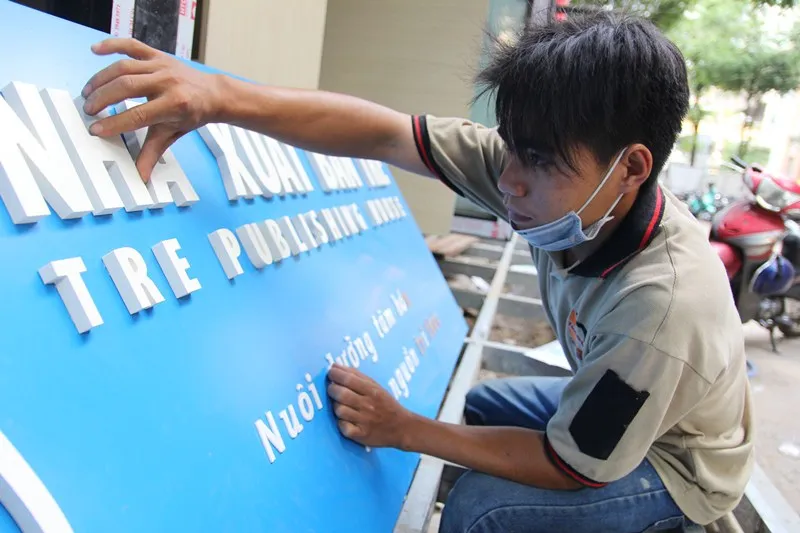 Chùm ảnh: Đường sách TP.HCM trước ngày khánh thành ảnh 5 Chùm ảnh: Đường sách TP.HCM trước ngày khánh thành ảnh 5