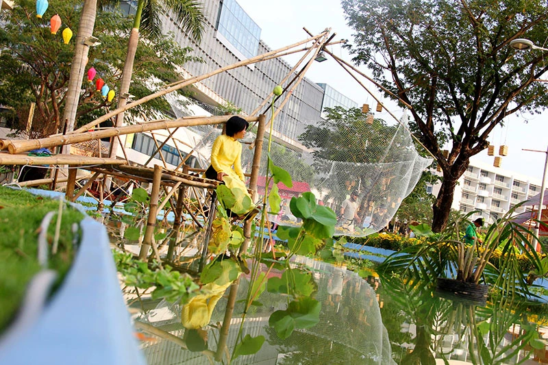 Ngắm cảnh làng quê Việt Nam ở khu nhà giàu ảnh 7