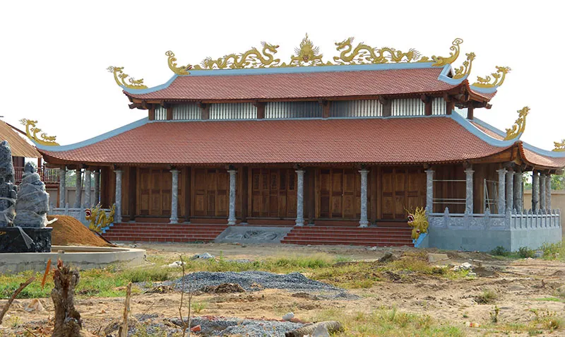 Công trình nhà thờ tổ của Hoài Linh đóng cửa im lìm ảnh 1