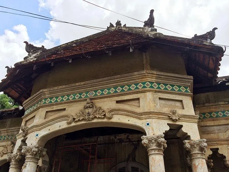 Mặt trước căn nhà trước khi bị tháo dỡ.