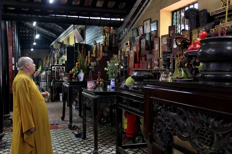 Ngôi chùa gần 300 năm tuổi giữa lòng thành phố ảnh 10