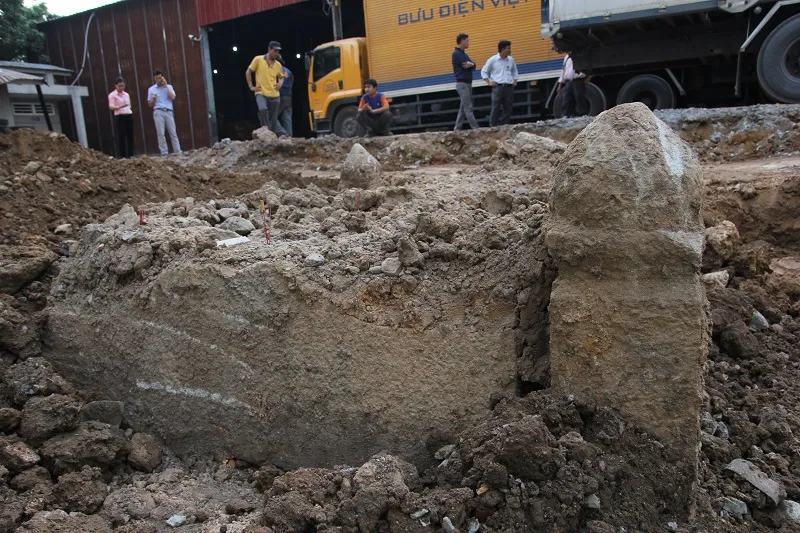 Cận cảnh mộ cổ được phát hiện trong bưu điện Phú Thọ ảnh 6