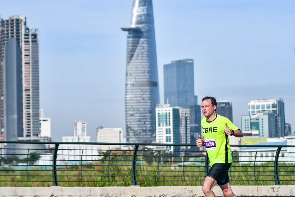 Những hình ảnh ấn tượng ở giải Marathon Quốc tế TP.HCM ảnh 4 Những hình ảnh ấn tượng ở giải Marathon Quốc tế TP.HCM ảnh 4