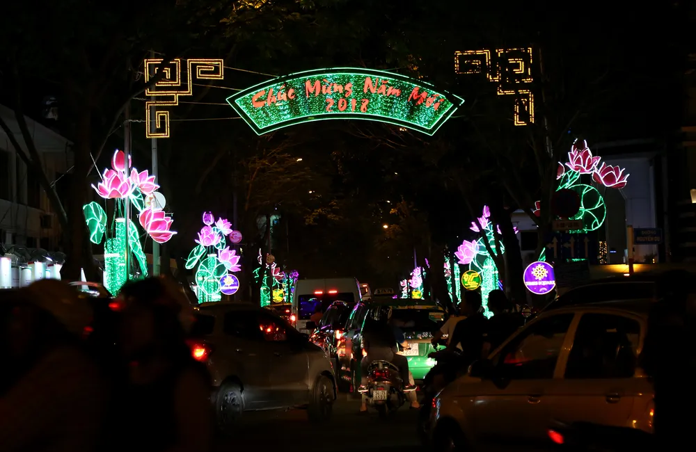 Chùm ảnh: TP.HCM rực rỡ chào đón năm mới 2018 ảnh 6