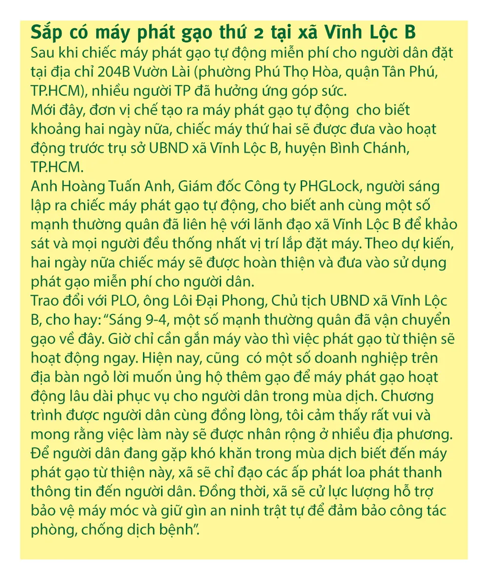 Máy phát gạo tự động: Chuyện đến nay mới kể ảnh 20