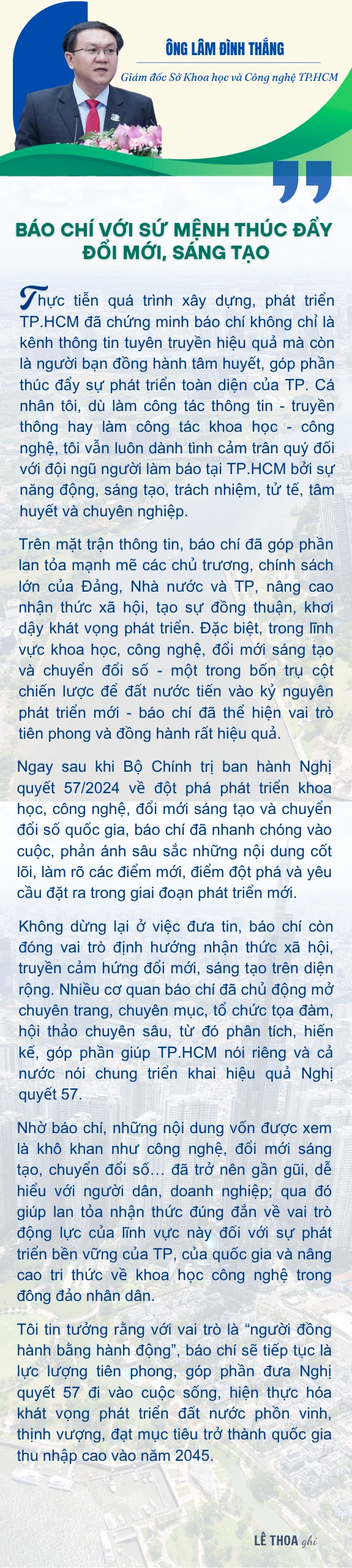 Ông Lâm Đình Thắng