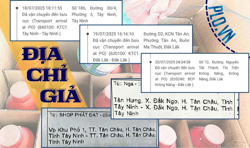 5. Việc sử dụng địa chỉ giả xã Đắk Ngo là một thủ đoạn nhằm qua mặt cơ quan chức năng, khiến việc truy tìm kho hàng gặp nhiều khó khăn.png