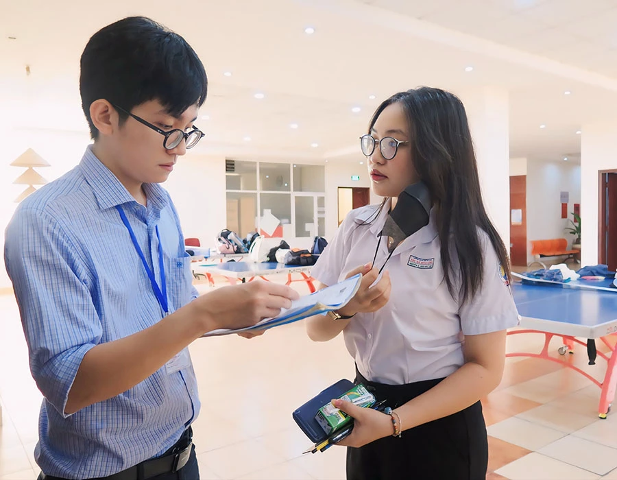 Thí sinh dự thi đánh giá năng lực của ĐH Quốc gia TP.HCM năm 2023. Ảnh: P.ANH đánh giá năng lực
