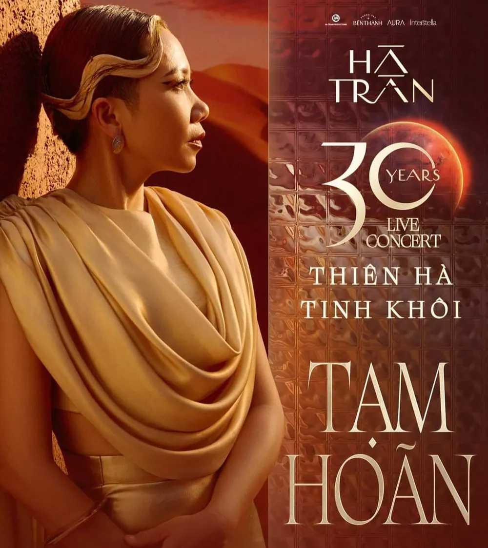 Phía Diva Hà Trần thông báo hoãn 2 đêm nhạc (diễn ra trong ngày 10-8 và 24-8) tại TP.HCM, Hà Nội. Ảnh: Fanpage Diva Hà Trần. Diva Hà Trần 2.jpg