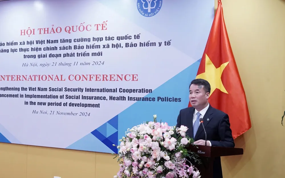 Ông Nguyễn Thế Mạnh, Tổng Giám đốc BHXH Việt Nam khẳng định diện bao phủ BHXH có mức tăng ấn tượng. Ảnh: V.LONG diện bao phủ BHXH
