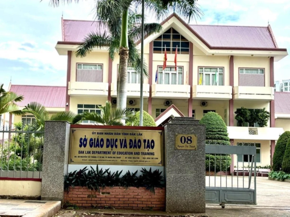 Trụ sở Sở GD&ĐT tỉnh Đắk Lắk. Ảnh: H.T Thanh tra tỉnh Đắk Lắk