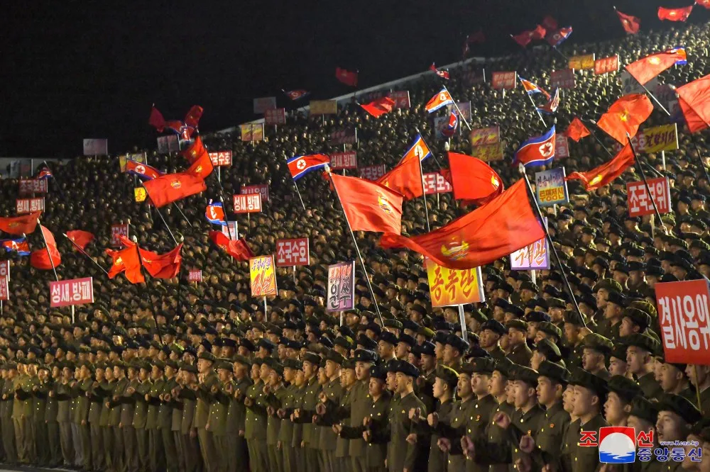 Hơn 1,4 triệu thanh niên Triều Tiên đã đăng ký gia nhập hoặc quay trở lại quân đội. Ảnh: KCNA