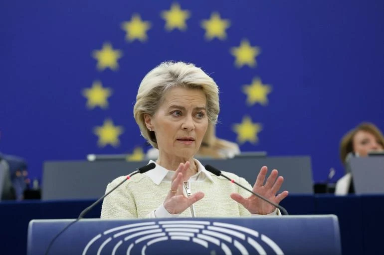 Bà Ursula von der Leyen - Chủ tịch Ủy ban châu Âu. Ảnh: AP