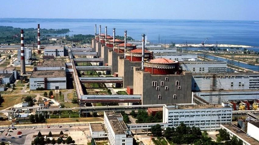 Nhà máy điện hạt nhân Zaporizhzhia. Ảnh: ENERGOATOM