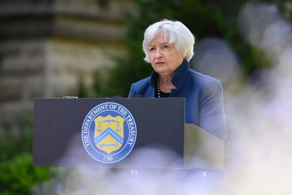 Bộ trưởng Tài chính Mỹ Janet Yellen. Ảnh: AFP