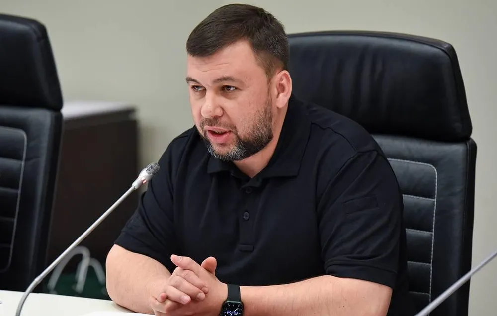 Ông Denis Pushilin - lãnh đạo Cộng hòa nhân dân Donetsk tự xưng ở miền đông Ukraine. Ảnh: TASS Ông Denis Pushilin - lãnh đạo Cộng hòa nhân dân Donetsk tự xưng ở miền đông Ukraine. Ảnh: TASS