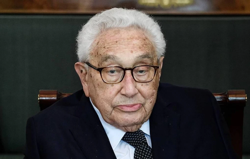Cựu Ngoại trưởng Mỹ Henry Kissinger. Ảnh: EPA-EFE/CLEMENS BILAN