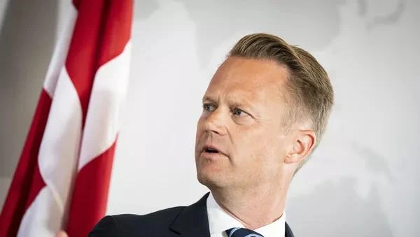 Ngoại trưởng Đan Mạch Jeppe Kofod. Ảnh: AFP Ngoại trưởng Đan Mạch Jeppe Kofod. Ảnh: AFP